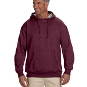 Adult Organic/Recycled Heathered Fleece Pullover Hooded Sweatshirt