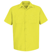 Men's Tall Enhanced Visibility Short Sleeve Work Shirt