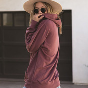 Unisex Icon Lightweight Loopback Terry Full-Zip Hooded Sweatshirt