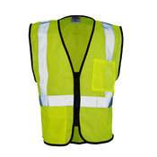 Unisex Double-Pocket Zippered Economy Class 2  Vest