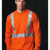 Unisex USA-Made High Visibility Long Sleeve Pocket T-Shirt
